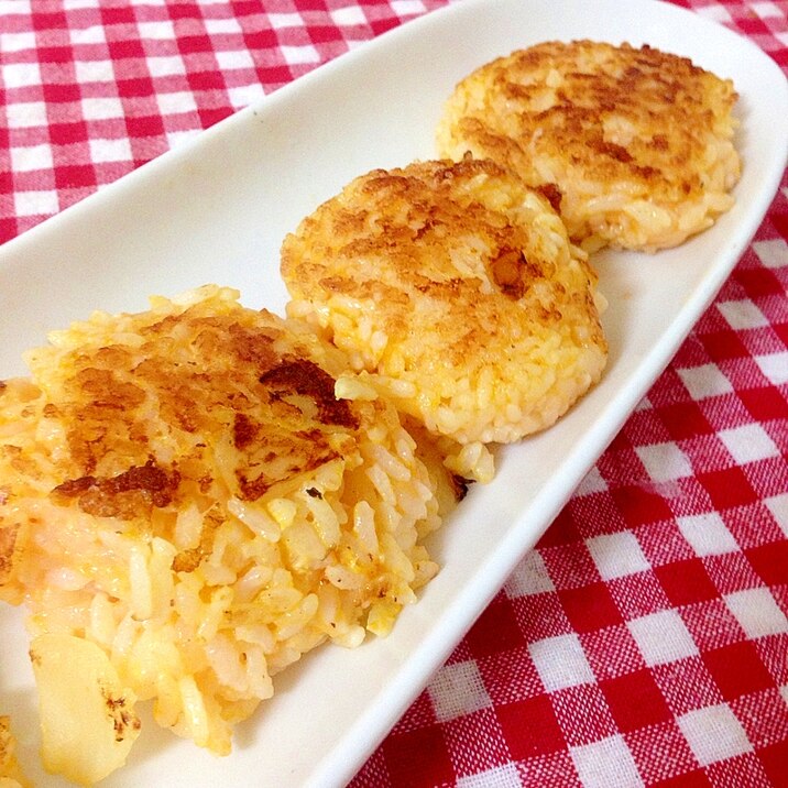 シチューリメイク!洋風焼きおにぎり♡